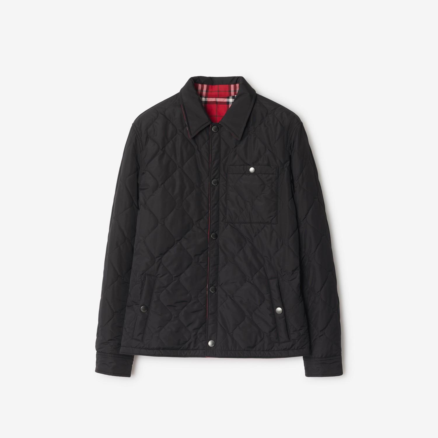 Reversible Quilted Nylon Overshirt by BURBERRY