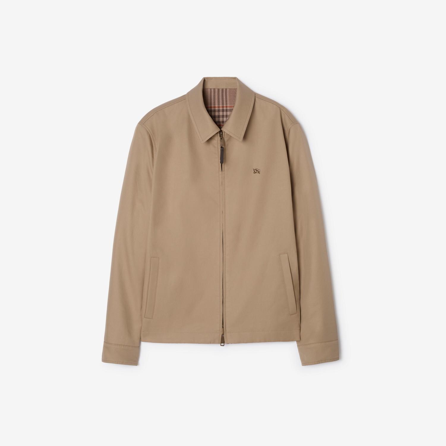 Reversible Tropical Gabardine Bloomsbury Harrington Jacket by BURBERRY