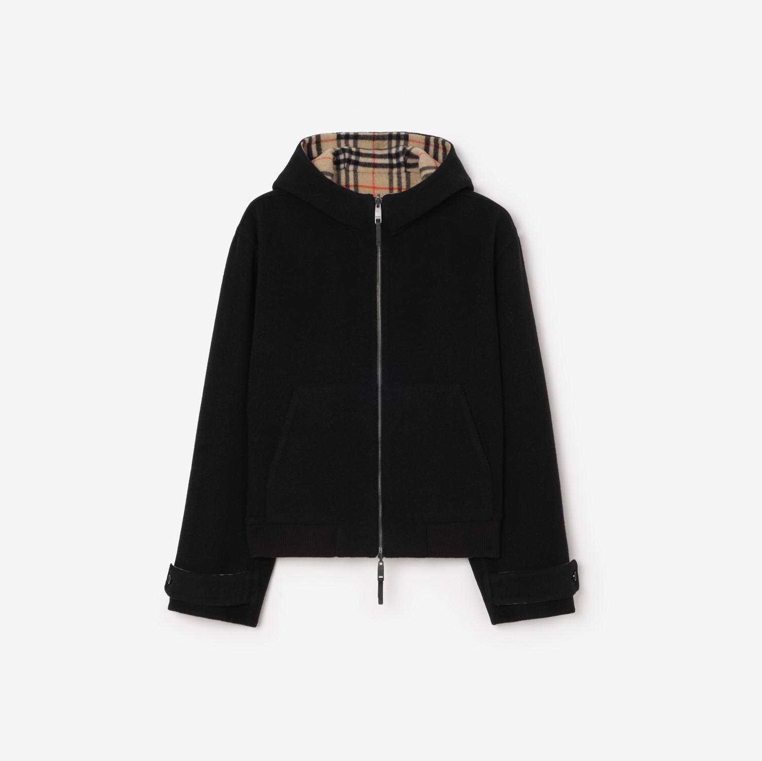 Reversible Wool Hooded Jacket by BURBERRY