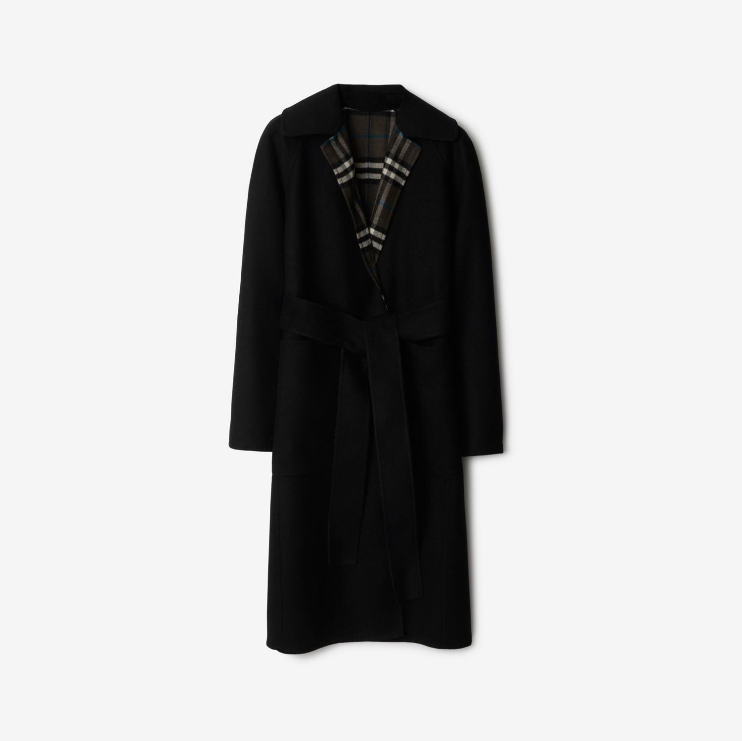 Reversible Wool Wrap Coat by BURBERRY