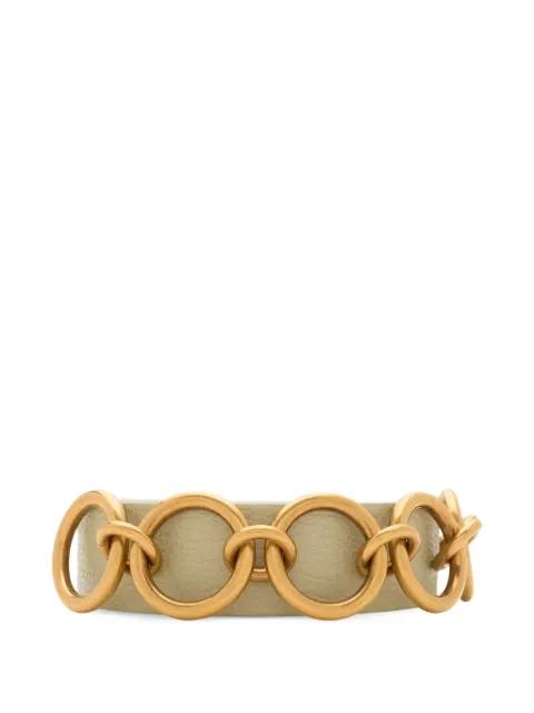 Ring leather belt by BURBERRY