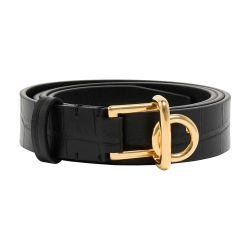 Rocking Horse leather belt by BURBERRY