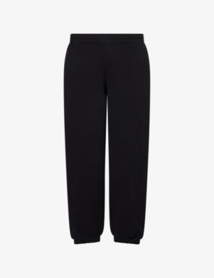 Ronnie Check-Contrast Cotton Jogging Bottoms by BURBERRY