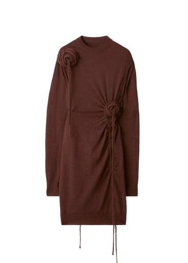 Rose wool sweater dress by BURBERRY