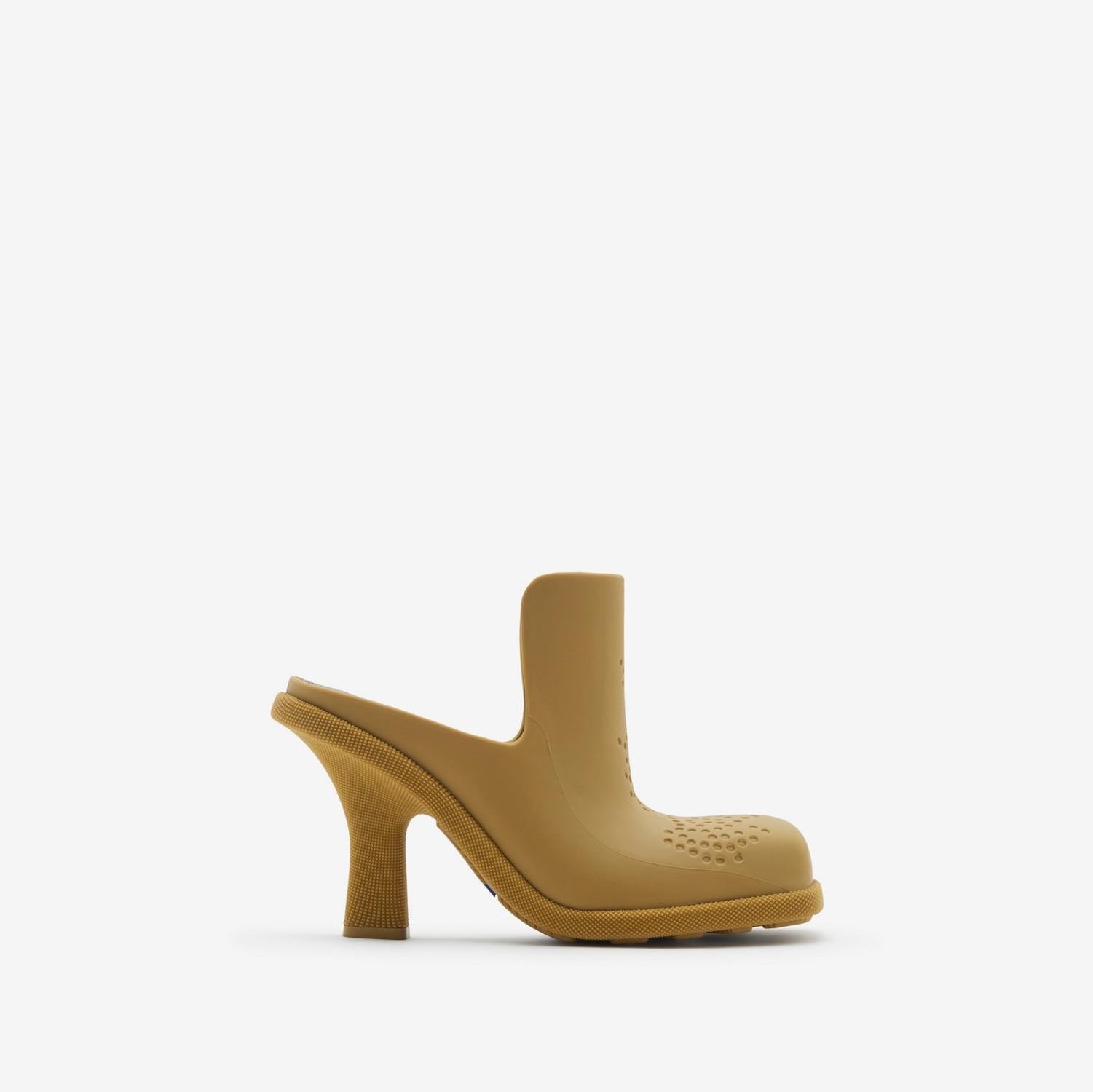 Rubber Highland Mules by BURBERRY