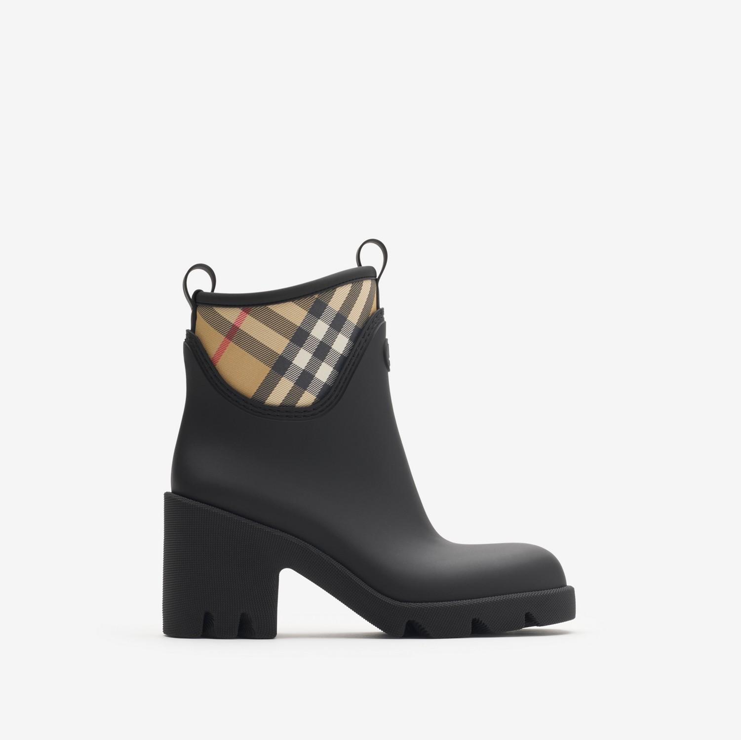 Rubber Marsh Stamp Heeled Low Boots​ by BURBERRY