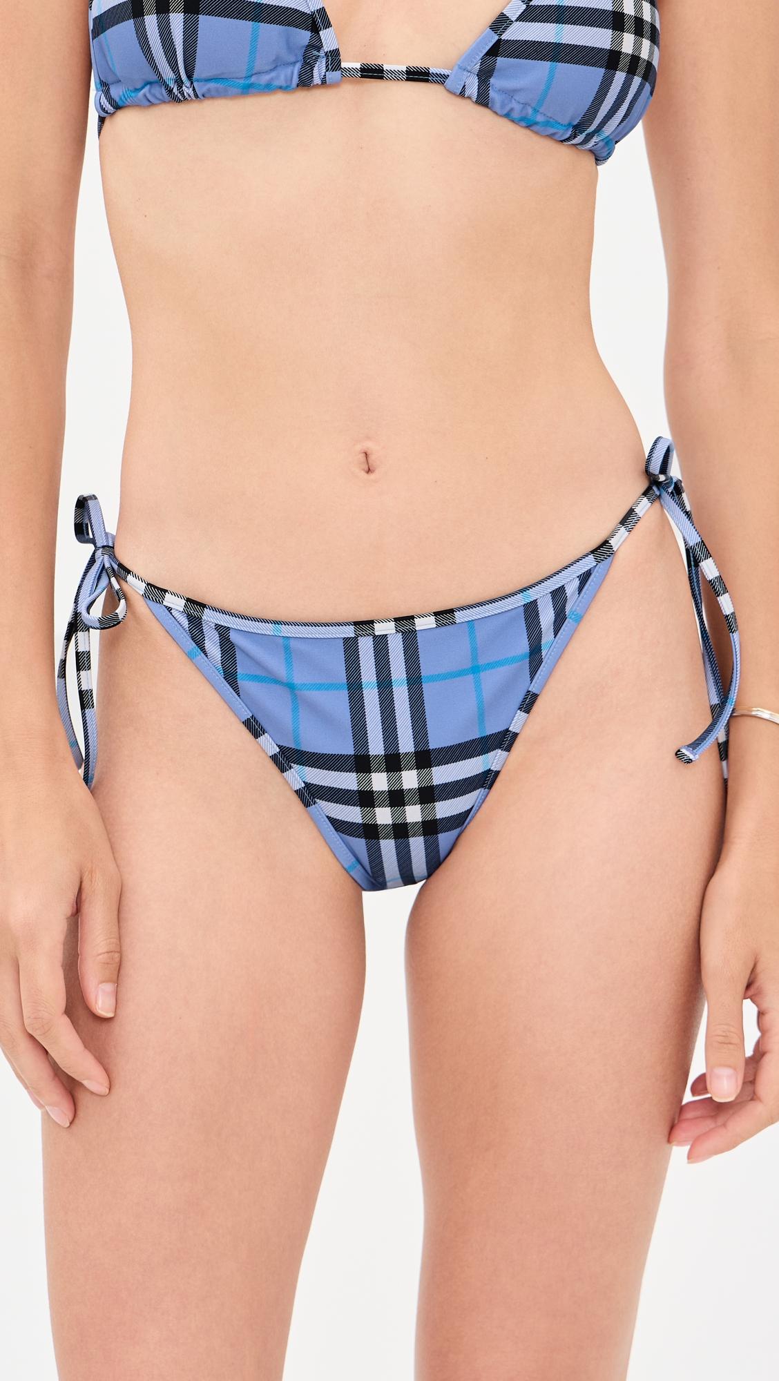 Sadie Checked Bikini Bottoms by BURBERRY