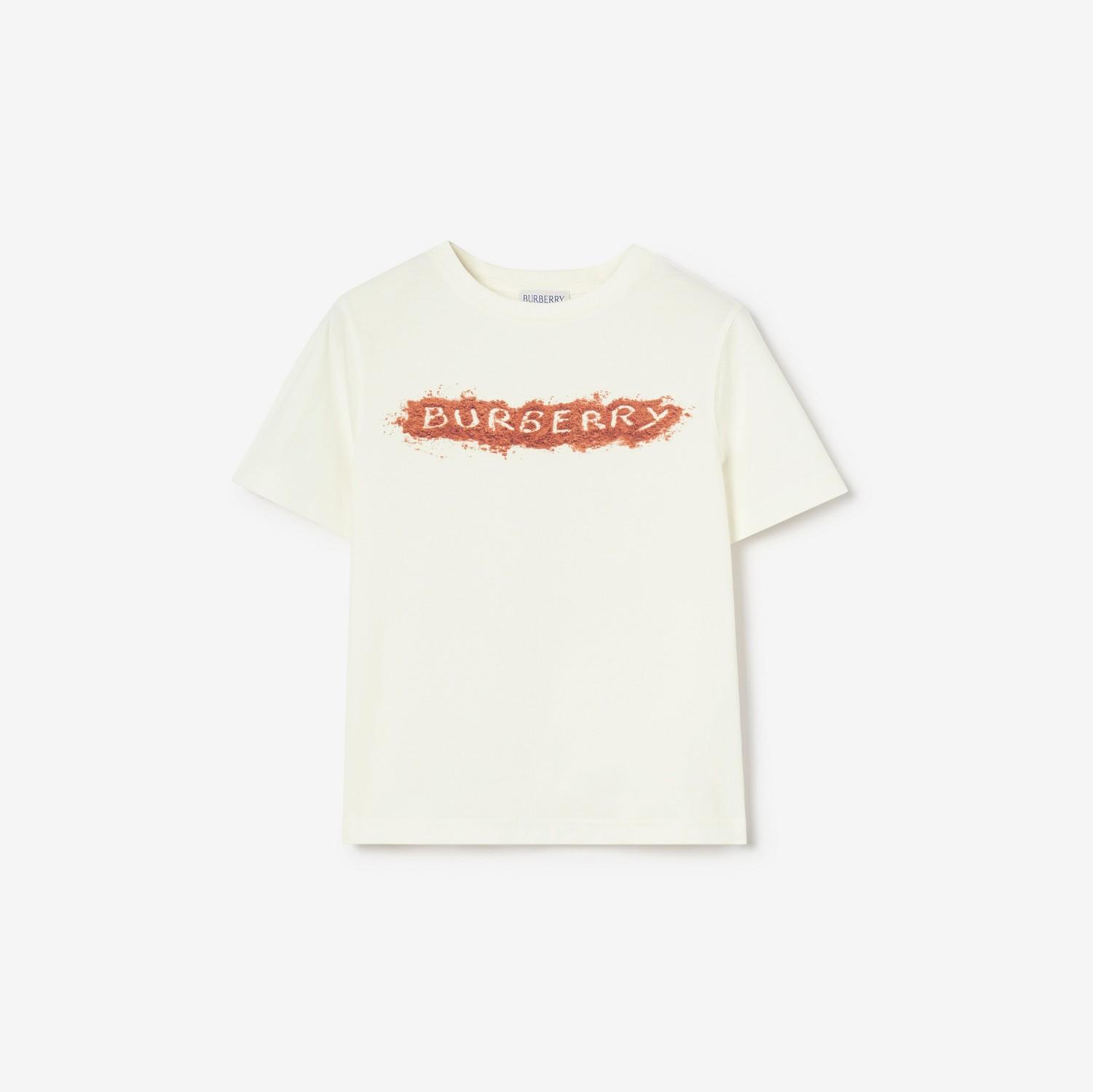 Sandy Logo Cotton T-shirt by BURBERRY