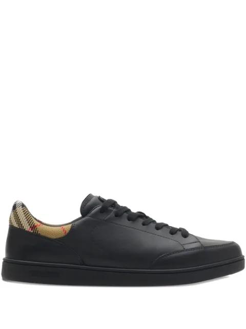 Set leather sneakers by BURBERRY