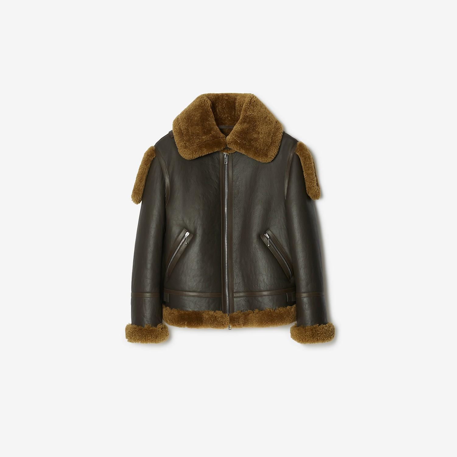 Shearling Aviator Jacket by BURBERRY