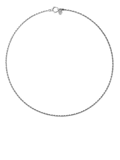 Shield Lock sterling-silver necklace by BURBERRY