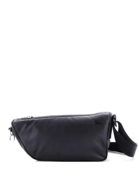 Shield Messenger Bag Leather Medium crossbody bag by BURBERRY 