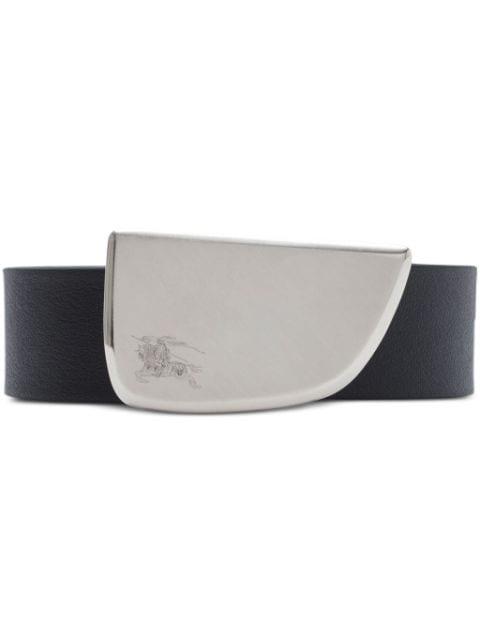 Shield leather belt by BURBERRY