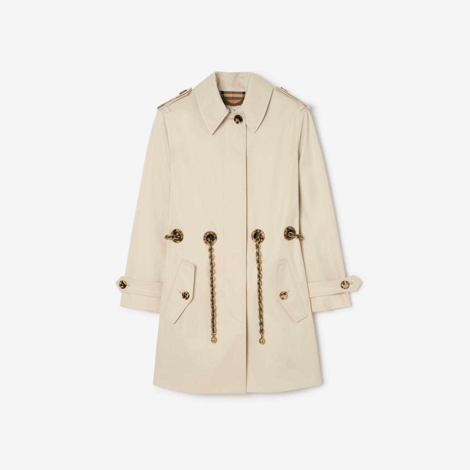 Short Gabardine Stonehaven Car Coat by BURBERRY