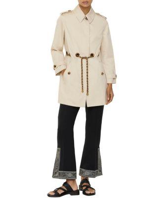 Short Gabardine Stonehaven Car Coat by BURBERRY