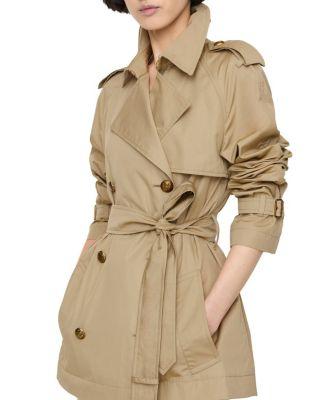 Short Lightweight Cotton Belgravia Trench Coat by BURBERRY