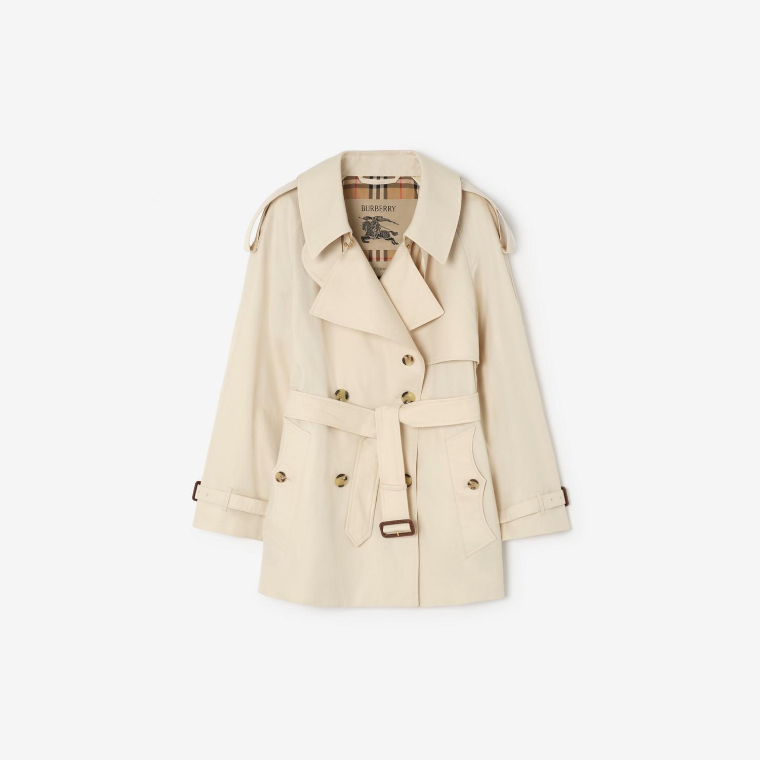 Short Tropical Gabardine Fitzrovia Trench Coat by BURBERRY