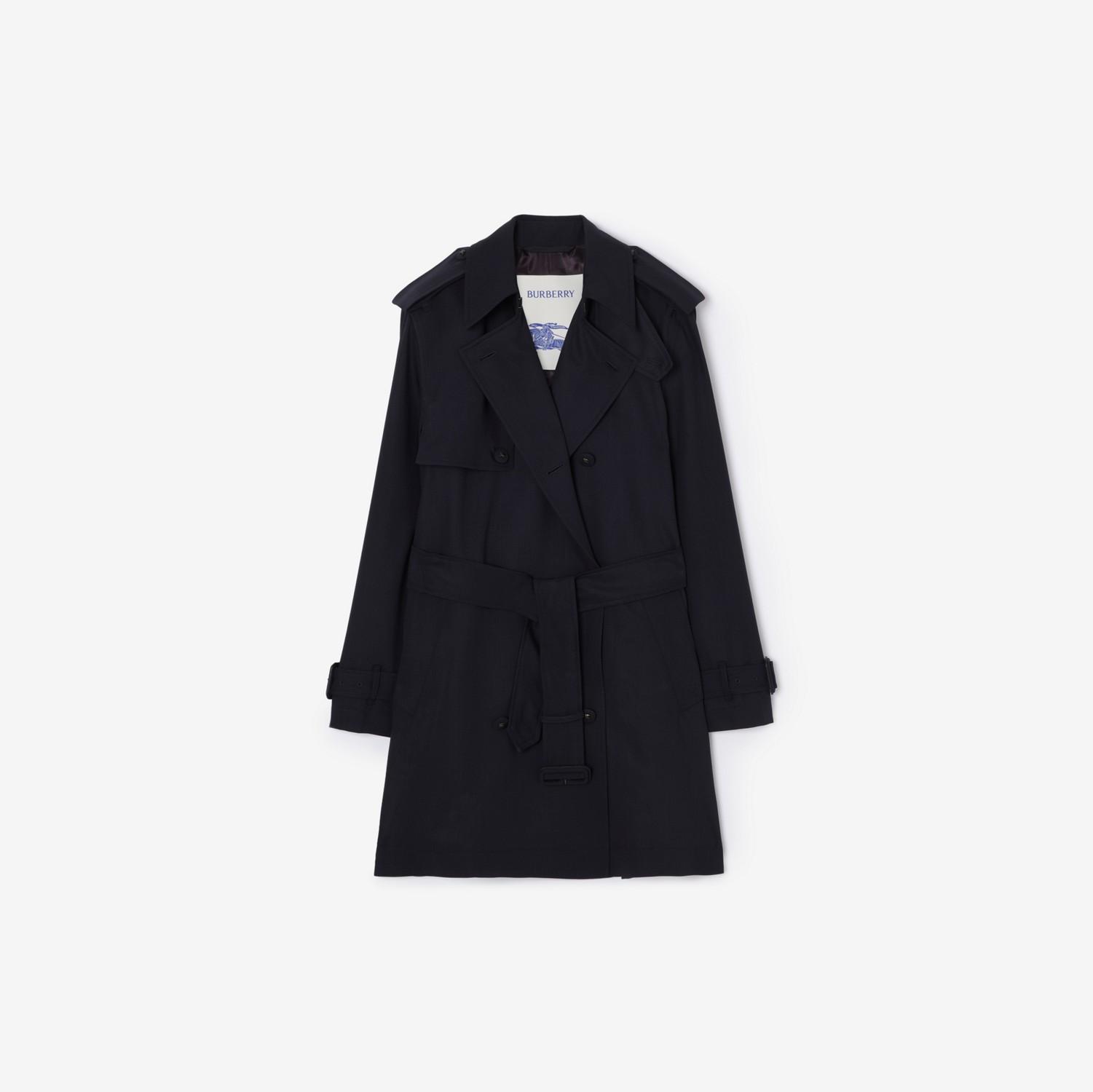 Short Wool Trench Coat by BURBERRY