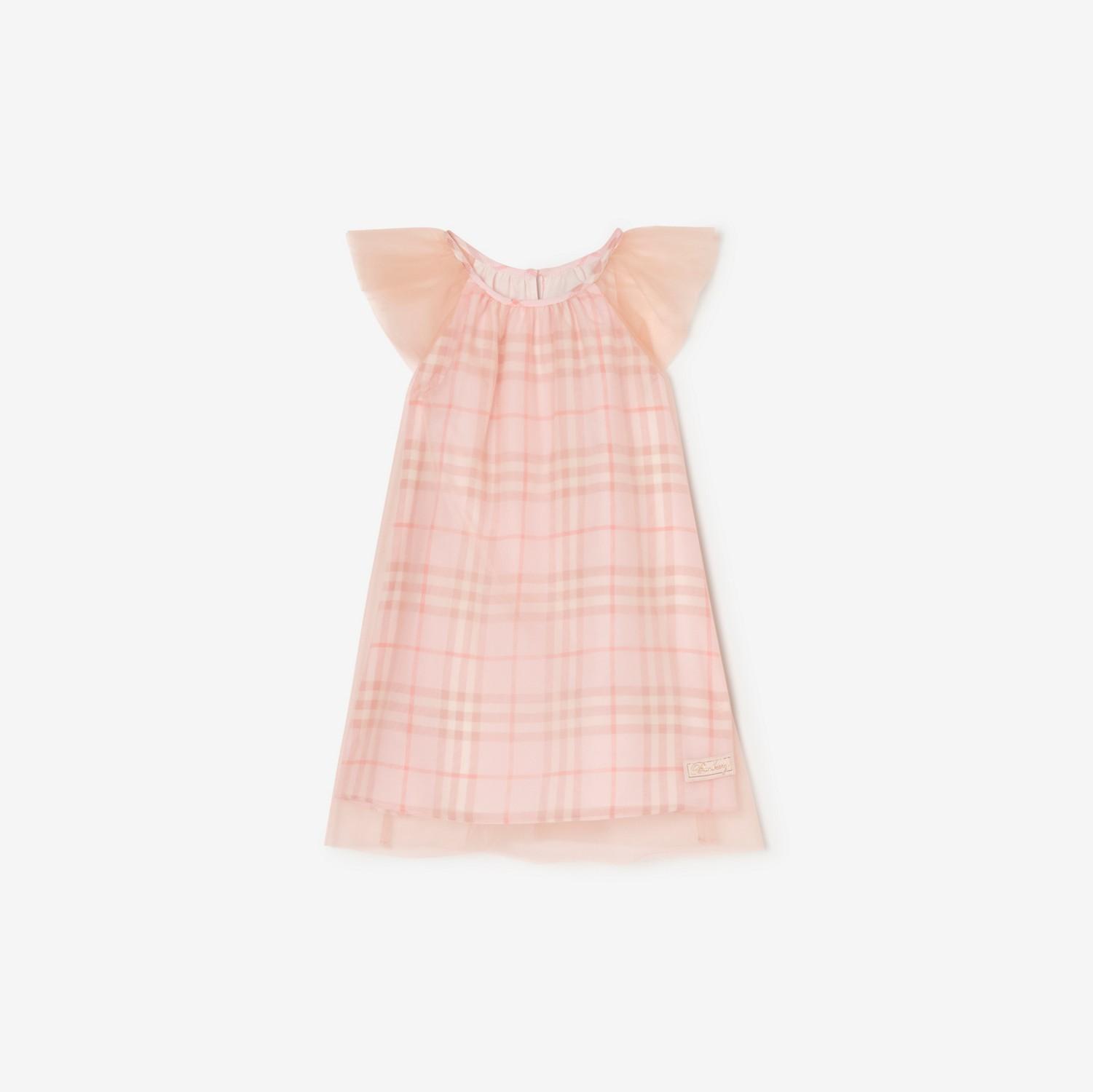 Silk Check Dress by BURBERRY