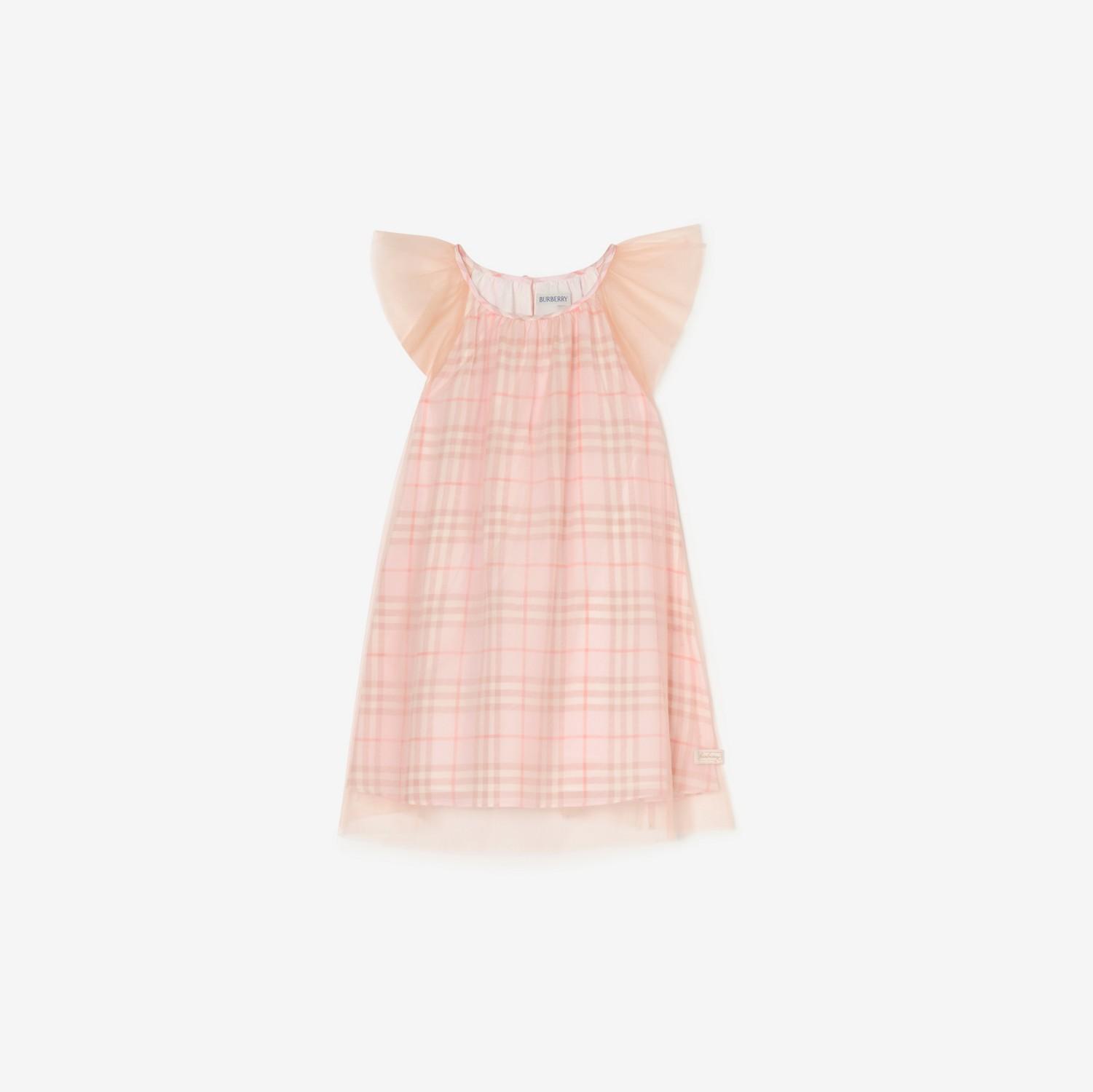 Silk Check Dress by BURBERRY