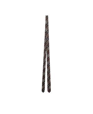 Skinny Check Silk Tie by BURBERRY