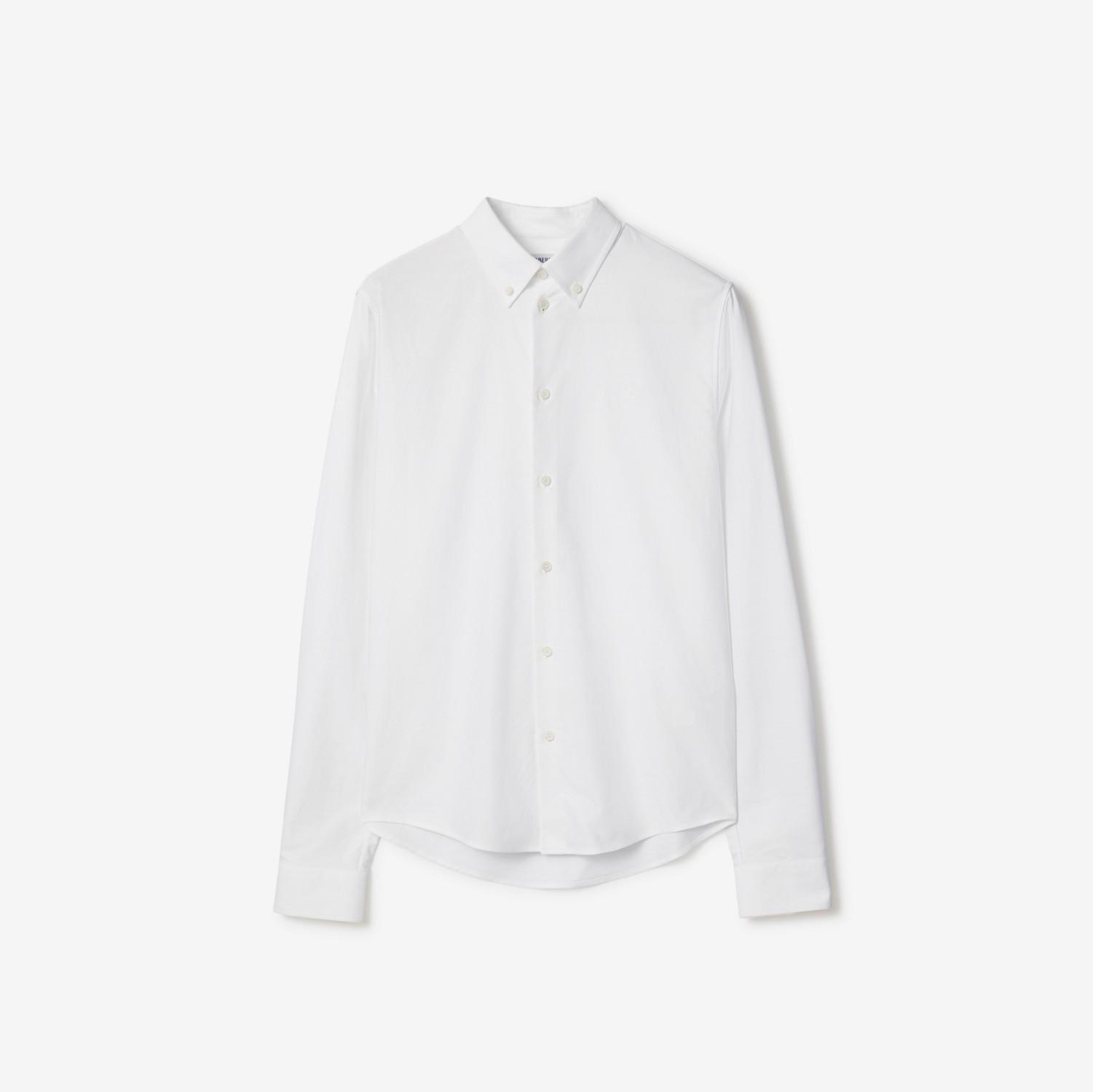 Slim Fit Cotton Oxford Shirt by BURBERRY