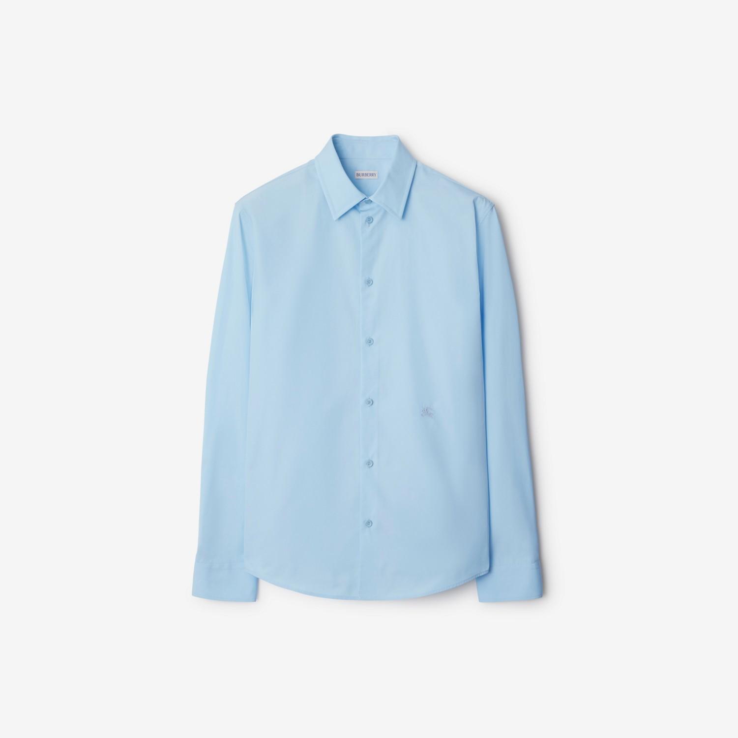 Slim Fit Cotton Poplin Formal Shirt by BURBERRY
