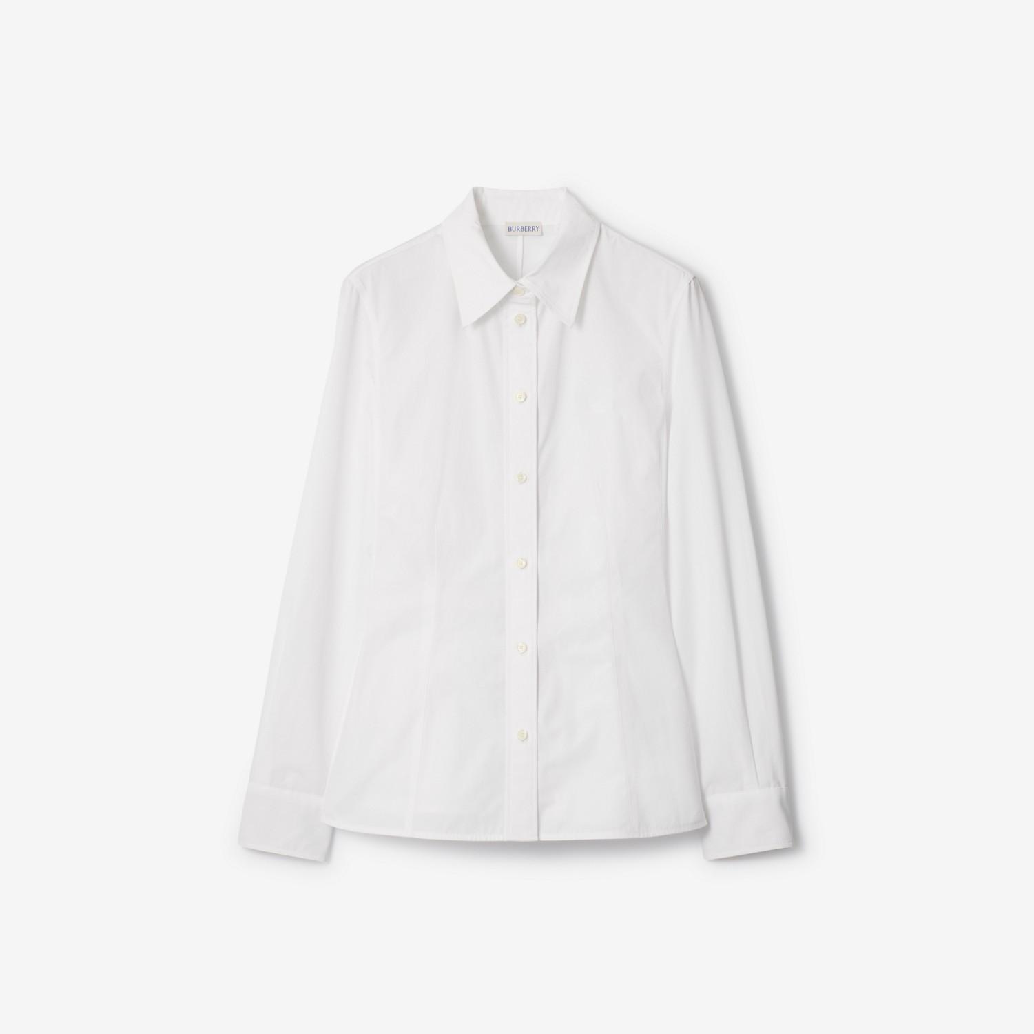 Slim Fit Cotton Poplin Shirt by BURBERRY
