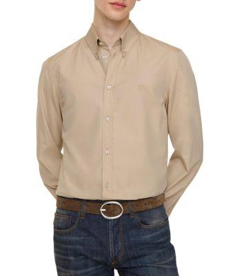 Slim Fit Cotton Shirt by BURBERRY