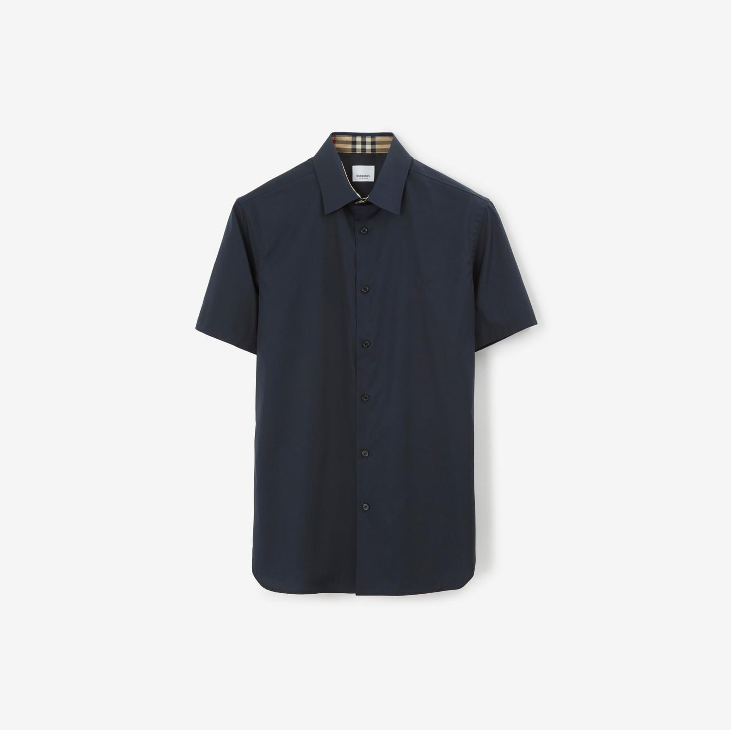 Slim Fit Stretch Cotton Shirt by BURBERRY