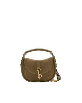 Small B Clip Messenger Bag by BURBERRY