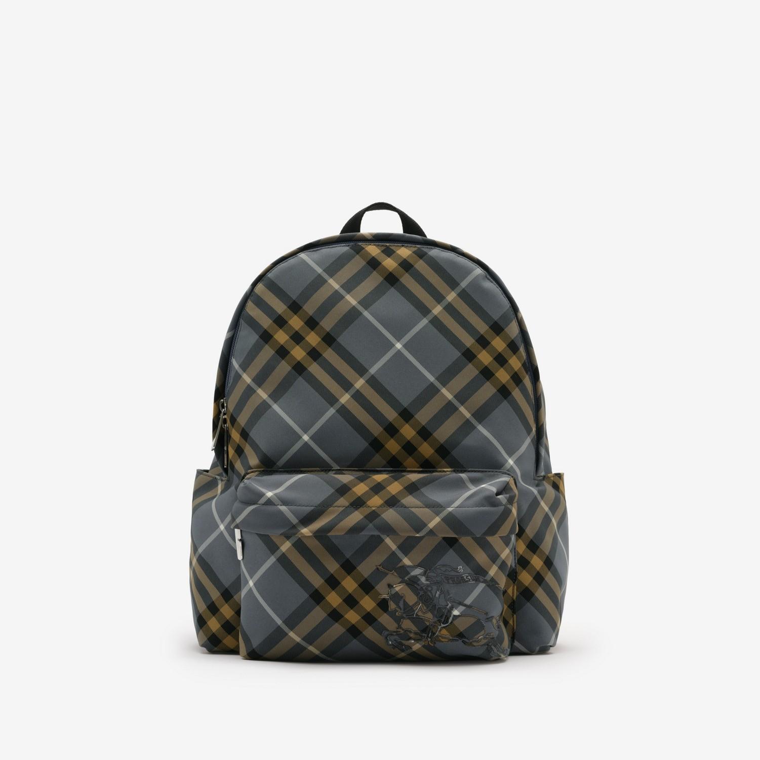 Small Check Backpack by BURBERRY