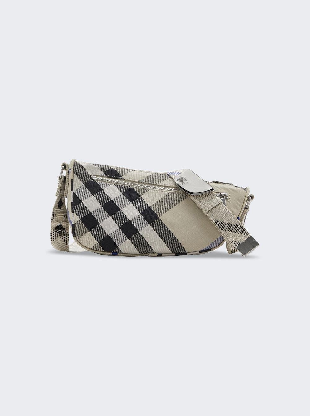Small Shield Messenger Bag Lichen  | The Webster by BURBERRY
