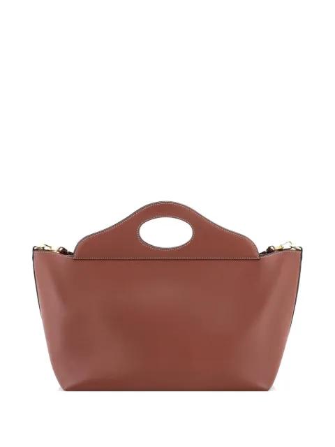 Soft Pocket Leather Small tote bag by BURBERRY 