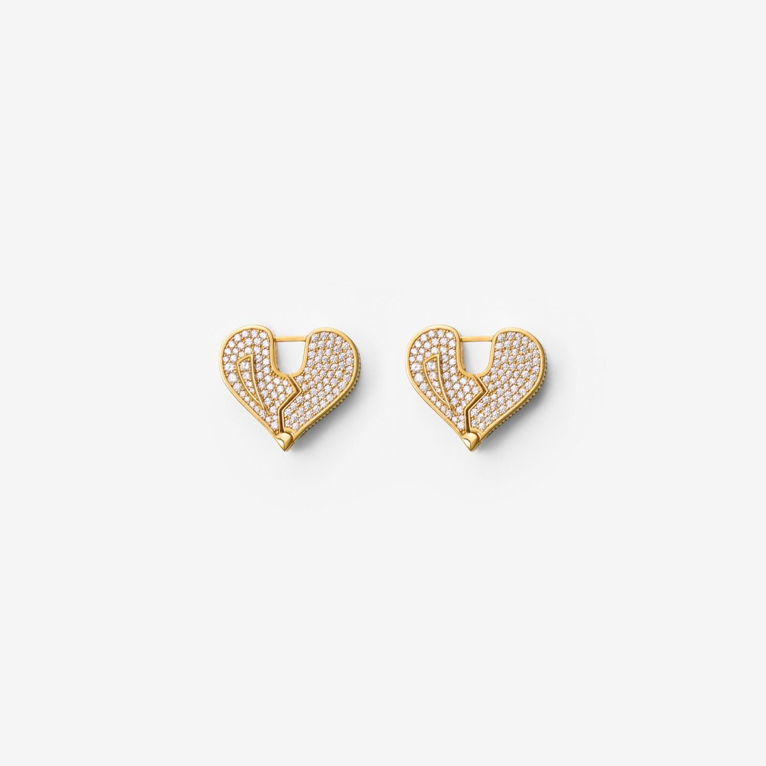 Souvenir Pavé Earrings by BURBERRY