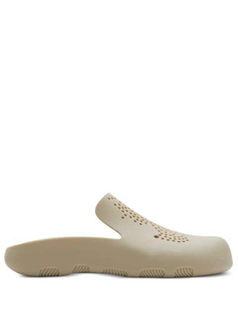 Stingray perforated clogs by BURBERRY