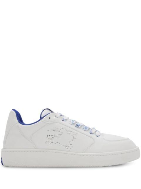 Stock leather sneakers by BURBERRY