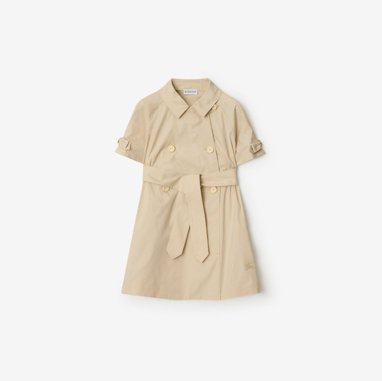 Stretch Cotton Trench Dress by BURBERRY