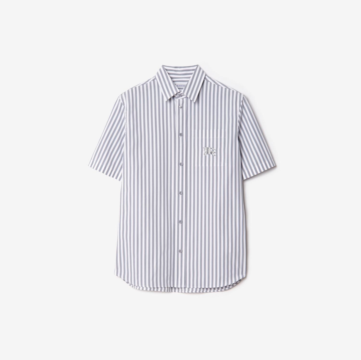 Striped Cotton Poplin Shirt by BURBERRY