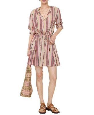 Striped Cotton Voile Dress by BURBERRY