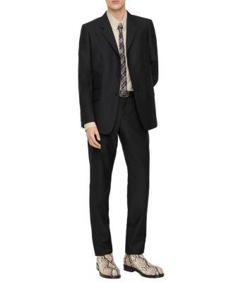 Striped Wool Mohair Tailored Trousers by BURBERRY