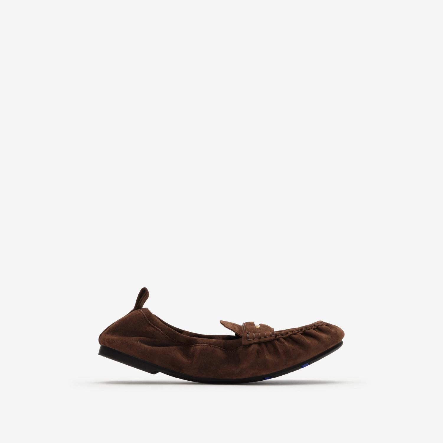 Suede Fawn Loafers by BURBERRY