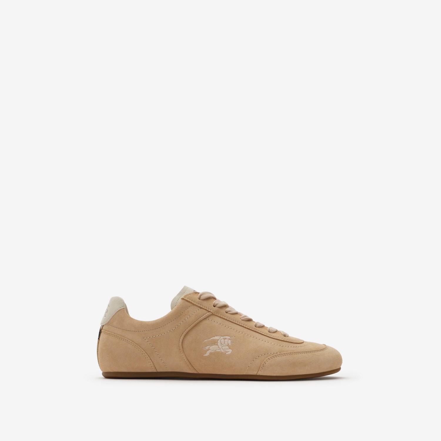 Suede Knight Runner Sneakers​ by BURBERRY