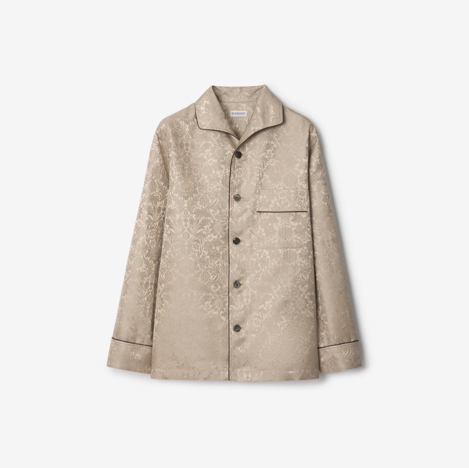 Sunflower Silk Pyjama Shirt by BURBERRY