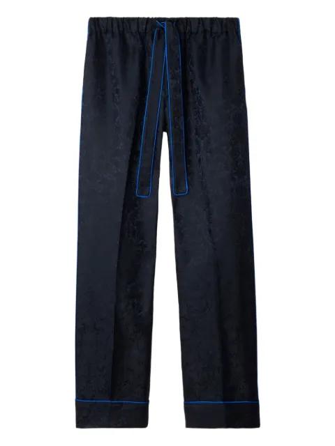 Sunflower jacquard pajama bottoms by BURBERRY