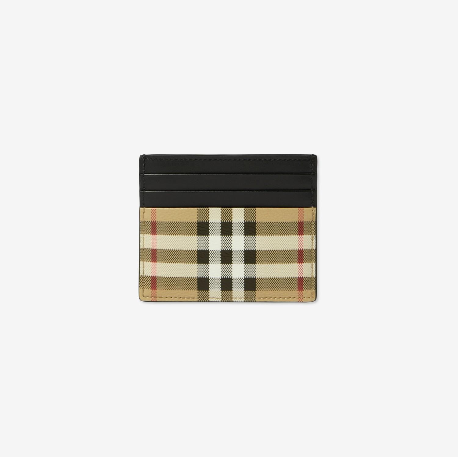 Tall Check Card Case by BURBERRY