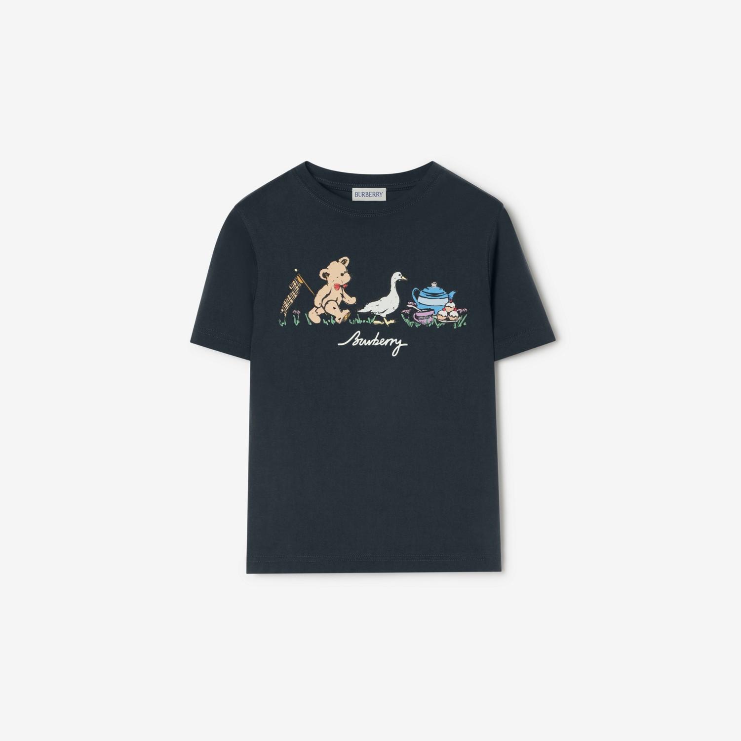 Teddy Bear’s Picnic Cotton T-shirt by BURBERRY