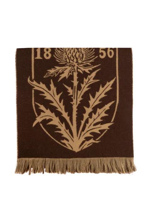 Thistle Shield wool scarf by BURBERRY