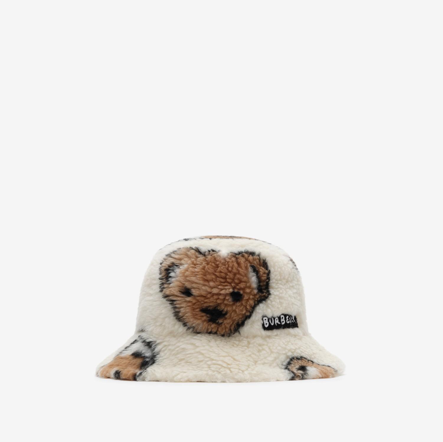 Thomas Bear Fleece Bucket Hat by BURBERRY