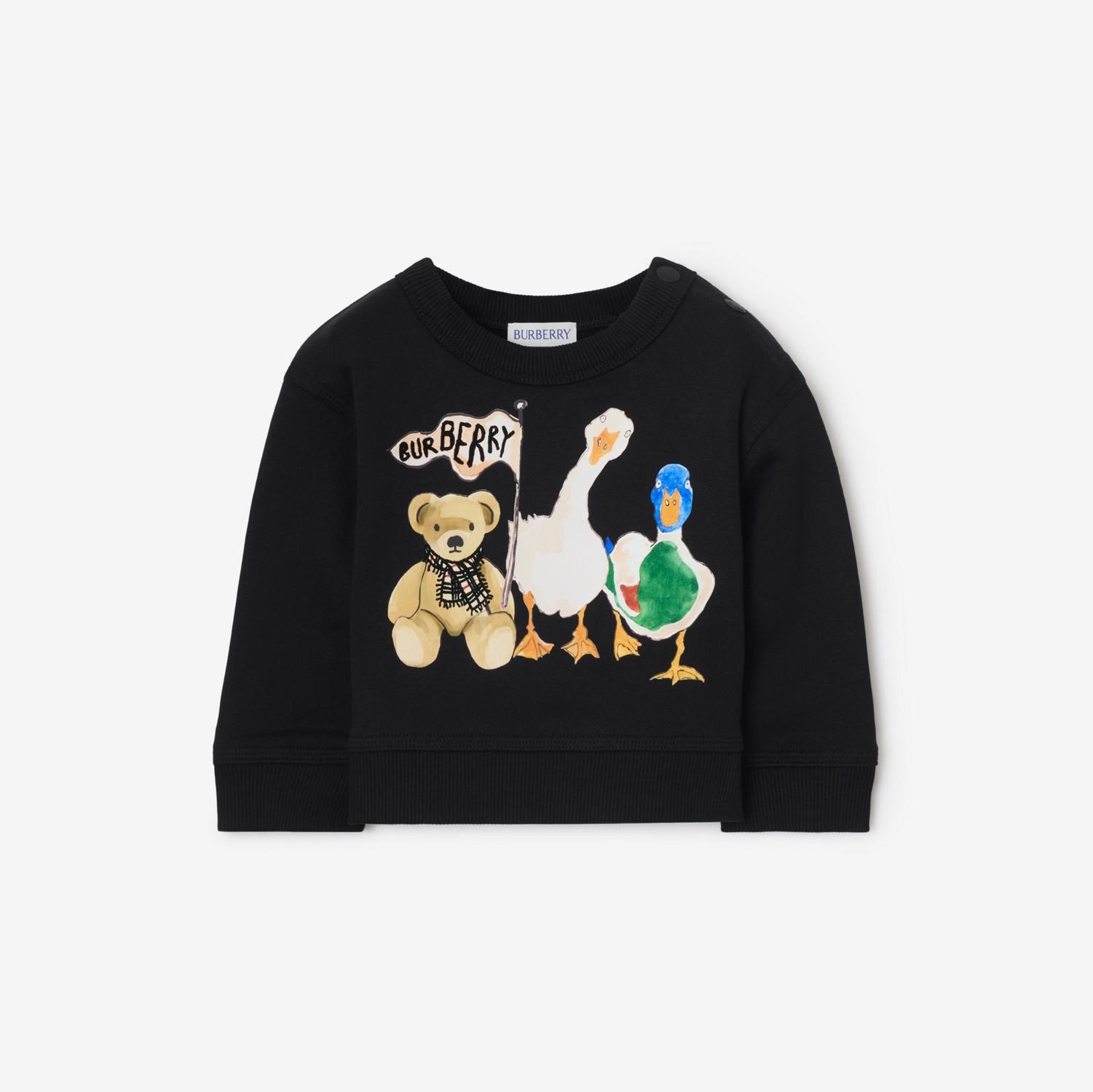 Thomas Bear and Friends Cotton Sweatshirt by BURBERRY